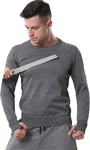 Atmungsaktive Weste Anti-Messer, stichfestes T-Shirt Grade 5 Anti-Schnitt- und Anti-Faser-Material Bietet Atmungsaktivität und geringes Gewicht, mehrere