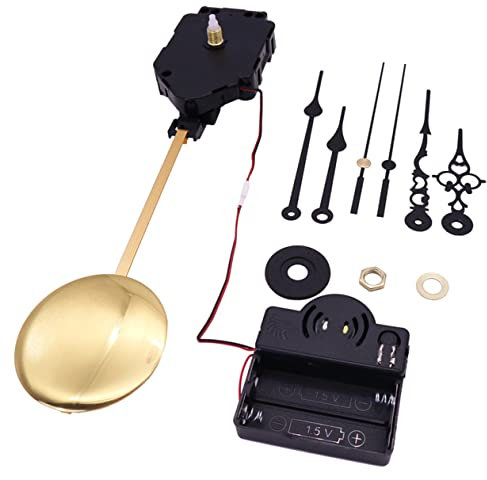 OSALADI Elektrisches Uhr-Glockenspiel-Set Uhrwerk Pendel Musik-zubehör Keine Batterie