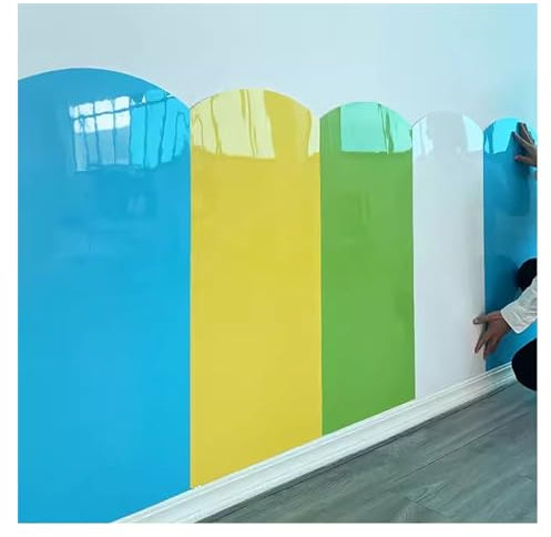 10-teiliger, polierter, dicker PVC-Rückwandaufkleber for Abziehen und Aufkleben, kollisionssicherer selbstklebender Wandaufkleber, Wandpolsterung for Wandpaneele im Fitnessstudio, Baby-Eckenschutz for