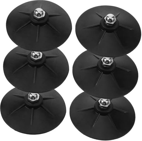 DIKACA 6st Sandsacksauger Saugnäpfe Für Boxsäcke Zubehör Für Boxsäcke Boxsackbasis Sandsack-saugnapf Stabile Saugbasis Zum Boxen Saugnäpfe Für Boxsack Boxbedarf Vertikal Spielzeug Gummi