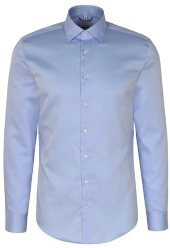 Seidensticker Herren Business Hemd - Shaped Fit - Bügelleicht - Kent-Kragen - Langarm - 100% Baumwolle