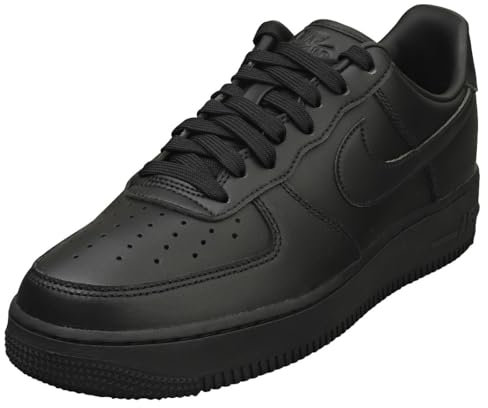 NIKE Air Force 1 '07 Fresh, Sneaker Uomo, Nero Antracite Nero Nero, 36 EU