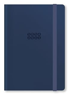 Letts of London Edge A6 academic 2024/2025 week to view with notes (18m) diary - Navy