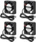 4-Pack 40mm x10mm DC 5V USB Brushless Cooling Fan, Dual Ball Bearing, Leiser Betrieb, 4010 Small Computer Fan USB Connector für 3D Drucker