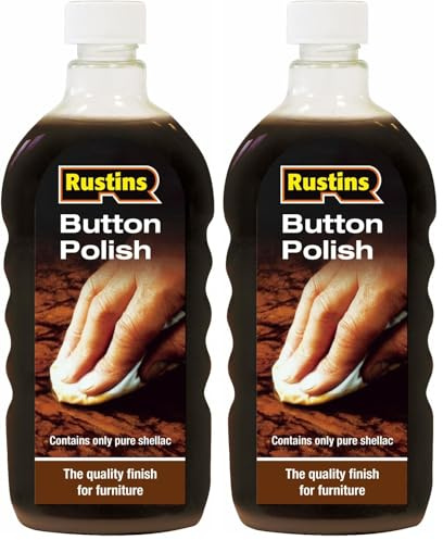 RUSTINS Button Polish 500ml (Pack of 2)