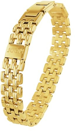 JOOP! Armband Edelstahl Damen Armschmuck, 17+1,5+1,5 cm, Gold, Kommt in Schmuck Geschenk Box, 2038975