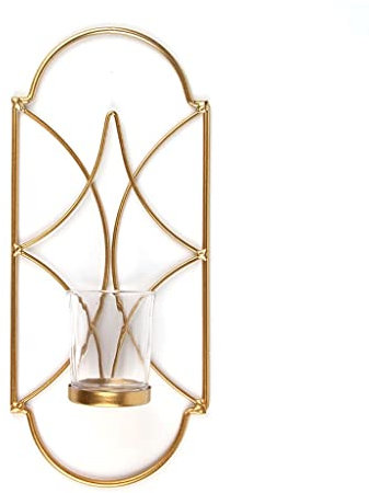 Candelabro Porta di candele for parete in ferro battuto nordico Solletine geometrica semplice adatto alla sala da pranzo camera da letto soggiorno Candeliere
