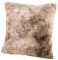 Delindo Lifestyle Kissenbezug Kingston, flauschig weiche Kunstfell Kissenhülle, Creme beige, 50x50 cm