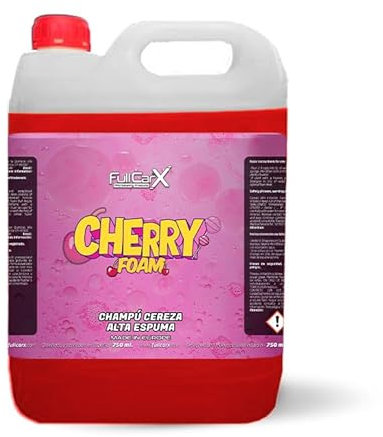 FULLCARX Cherry Foam 5L Rosa Autoshampoo Aktivschaumreiniger, Hohe Konzentration, Kapselt Schmutz ein, Hohe Schaumkraft, Snow Foam Auto Shampoo, Waschen Reinigung Detailing Professionelles Produkt