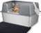 Vealind XXL Stainless Steel Cat Litter Tray High Sided Cats Litter Box 23.7L x 16W x 12.5H Anti Leakage Extra Large Metal Cat Litter Box for Big Cats (Grey)