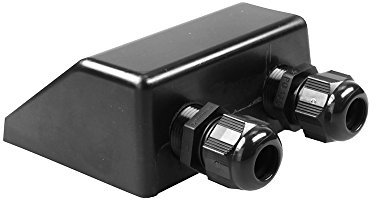 Offgridtec Cable techo pasaventanas compartimento de 2 Heavy Duty Negro, 1 pieza, 006570