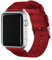 Archer Watch Straps - Premium Nylon Straps for Apple Watch (Red, Stainless, 44/45/46/49mm)