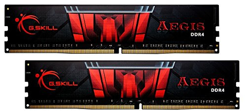 G.SKILL 16GB DDR4 Aegis 2400MHz PC4-19200 CL17 Dual Channel Memory Kit (2x8GB)
