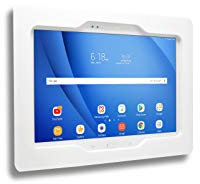 TABcare Caja de seguridad antirrobo para tablet Samsung de 9,7 pulgadas con kit de montaje en pared (blanco, TAB S2 9,7)