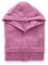 Dolphin Accappatoio spugna bambino/bambina ACTIVE JR con cappuccio da 6 a 16 anni cotone (Rosa, 6/8 anni)