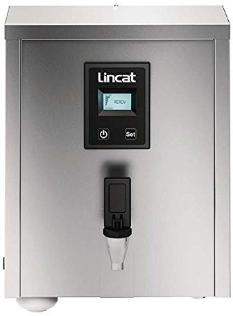 Lincat DE252 Stainless Steel Auto Fill Wall Mounted Water Boiler MF, 5.5L Capacity, 448mm x 340mm x 269mm
