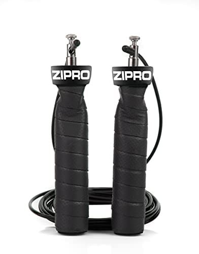 ZIPRO Springseil, verstellbare Stahlseile, Profi Kugellager, Anti-Rutsch Griffe, Workout, Profi Sport, Boxen, Training, Erwachsene Damen Herren Kinder