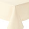 Tischdecke | Champagner/Creme - Eckig - 160x220cm | Gartentischdecke | Outdoor-Decke | Lotus-Effekt | Leinen-Optik | Schmutzabweisend