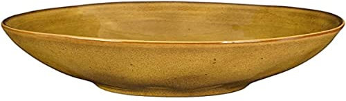 MICA Decorations Tabo Dish Ochre-h9xd 30,5 cm Salatschüsseln, mehrfarbig, einzigartig