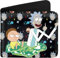 Qerrassa Anime-Geldbörsen aus Leder für Jungen, Crazy Scientist, Cartoon