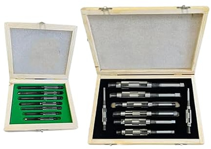 15 Pcs Set Alesatori a mano regolabili HV A H11 Dimensioni da 1/4 a 1 1/16 Pollici 6 Lama migliore qualità