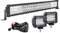 AUXTINGS LED Zusatzscheinwerfer Scheinwerfer mit 3 Reihen 56 cm 270W LED Nebelscheinwerfer,2x 10cm led arbeitsscheinwerfer für Geländewagen ATV AWD SUV 4x4 Pickup, 12V 24V wasserdicht