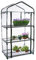 Serre sans étagère, Porte Enroulable, Serre Jardin, Maison Culture, Maison Jardin, Plantation tomates, légumes, Serre, Couverture en PVC Transparent pour Jardin, Balcon, Serre en Aluminium