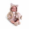 Antonio Juan Puppen Luca mit Lammfelljacke (33362), Körper aus Stoff und rotierenden Gliedmaßen, Spielzeug für Kinder 2 Jahre, Babygeschenke, Neuheit in diesem Jahr, Bezauberndes Design