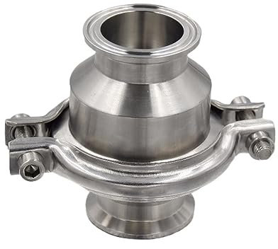HBDCRJGE 1 x Triclamp-Sanitär-Rückschlagventil aus Edelstahl. Größe: 2 Zoll/51 mm, SS304