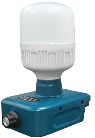 Compatible with Makita 18V Battery LED Work Light 2400LM 24W Handheld LED Flashlight Adjustable Brightness Flood Light for Camping, Car Repairing, Emergency and Job Site Lighting