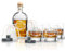 LOOXIS Personalisiertes Whisky Geschenkset mit Namen & Motiv graviert - inkl. 4x 300ml Whiskyglas, 700ml Karaffe, 2x Steineiswürfel- Geschenkidee Männer, Vatertag, Weihnachten - Geschenkset 3, Motiv 1