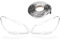 LST 2x Scheinwerferglas Streuscheibe Frontlicht Abdeckung Halogen Xenon links rechts Set kompatibel mit Mercedes-Benz C-Klasse W204 C204 S204 2011-2014