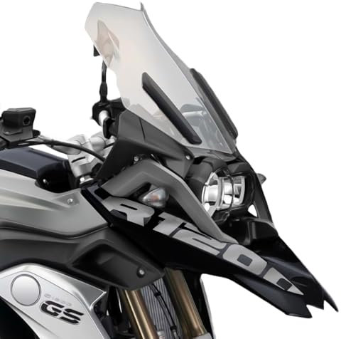 Az Graphishop Adesivi Carena Compatibile con Bmw R 1200 GS 2013-2016 Adesivi Puntale Spoiler Superiore Made in Italy ADM-R1200GS-13-16-S (Black Storm)