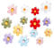 14PCS 3D Solid Color Flower Cute Fridge Magnets, 2 Sizes 3D Colorful Daisy Refrigerator Magnets Floral Magnetic Decorative Magnets, Cute Flower Fridge Magnets for Refrigerator, Locker, Kitchen, Office