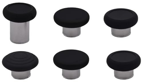 6Pcs Elite 2 Controller Thumbsticks Replacement for Xbox Elite Series 2/ 2 Core Controller, Elite 2 Controller Thumbsticks Joystick Replacement for Xbox Elite Series 2 Core Controller(Black)