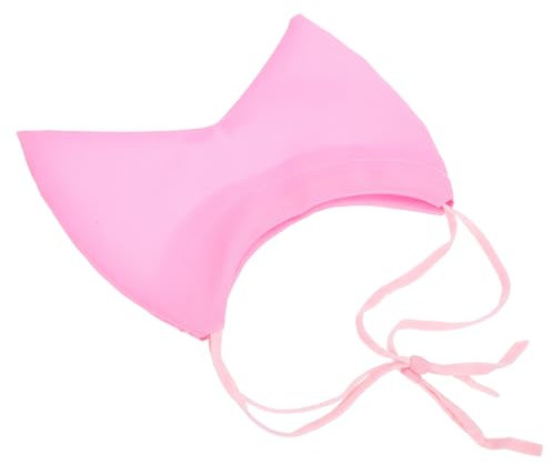 Totority Cat Waterproof Shower Cap Shower Caps for Women Dog Ear Muffs Dog Hats with Ear Covers Cat Raincoat Sphynx Care Sphynx Pet Headgear Kitten Bath Pet Adjustable Hat Pink Polyester