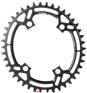 LKfjnhePF Platos para Bicicletas Plato Ovalado 110BCD 36 38 42T 44 46T 48 50T 54 56 58T 60 Bicicleta de Carretera MTB 9 10 11 12s 12 Velocidad 110 Plato Ancho Estrecho(52T)