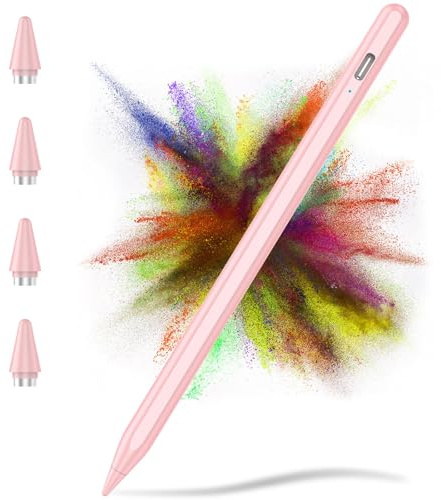 TQQ Penna per Tablet, 2.0 Stylus Pen Tablet Android Compatibile con Samsung/Lenovo/Xiaomi/Huawei/Touch Screen, Stylus Penna con Sensibilità all'inclinazione con 5 Punte