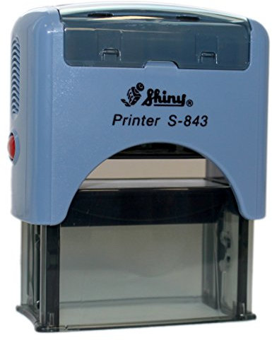 Stempel KOPIE Shiny S-843 selbstfärbend, inkl. Textplatte 18 x 47 mm