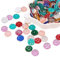 PandaHall Elite 13 Farben 130 stücke Halbe Runde 12mm Harz Cabochons Für Ohrring, Armbänder, Halskette Machen Und Dekoration