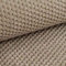 novely® MAKAO Velours Polsterstoff mit Kachel-Optik - Weicher Möbelstoff mit Wabenmuster - Pflegeleichte Meterware 1lfm (03 | Beige Hellbraun)