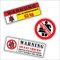 folien-zentrum - 3 Sticker Set Warnung max. Beifahrergewicht No fat Chicks - Aufkleber Auto Tuning - OEM & JDM Autosticker - Sprüche Autoaufkleber - Car Sticker Decal - Stickerbomb - Made in Germany