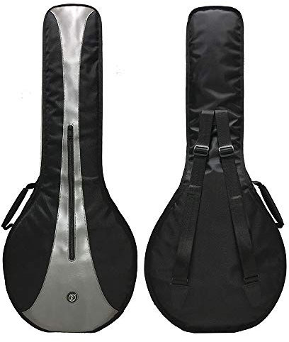 Banjo Gig Bag 600D wasserabweisendes Oxford-Gewebe Rucksack Gurt mit 12 mm Baumwolle gepolsterte Banjo-Tasche