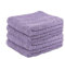 QM-Bedding New Luxury Design Egyptian Cotton 4Pack Soft 600Gsm GEO TRIANGLE Towel Absorbent Towels Set (Lavender lilac, 4 x Bath Sheets)