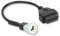 motorrad 6 poliges bis 16 poliges OBD adapter Adapterkabel Adapterkabel OBD2 bluetooth adapter Motorfehlerdiagnose und detektor für Motorräder