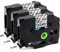 Aken Kompatibel mit Brother TZe-131 TZe131 TZ 131 Schwarz auf Transparent P touch Schriftband 12 mm 0.47 - Für Ptouch Beschriftungsgerät H110 H105 1000 1005 1280 D400 Cube, 3x