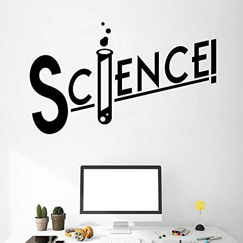 Wissenschaft Wandaufkleber Klassenzimmer Beschilderung Schule Eon Wandaufkleber Chemie Wandaufkleber Dekoration Vinyl Klassenzimmer Dekoration Poster 57X34Cm