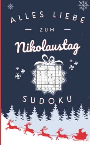 Alles Liebe zum Nikolaustag - Sudokuheft: 100 knifflige Sudokus als liebevolles Nikolausgeschenk für Erwachsene (Alpaka Edition)