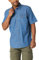 Wrangler Authentics Men's Short Sleeve Classic Woven Shirt Button, Mid Wash, XXL