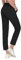 Little Donkey Andy Hose Damen Stretch Outdoor Wanderhose Baumwolle Weich Jogger Kordelzug Reißverschlusstaschen Jogginghose Trekkinghose Funktionshose Schwarz M